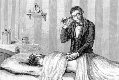 A fanciful 19th century 
view of the new medical probings