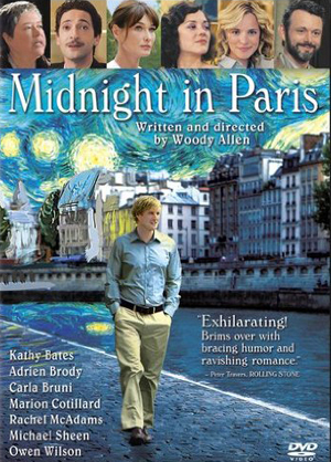 Midnight in Paris, DVD cover