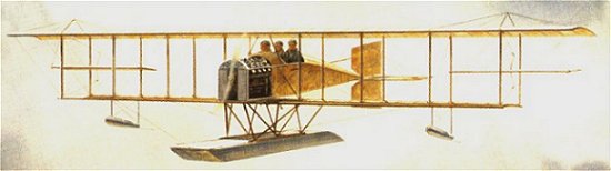 The first Lockheed airplane, Model G Hydro-Aeroplane, 1913