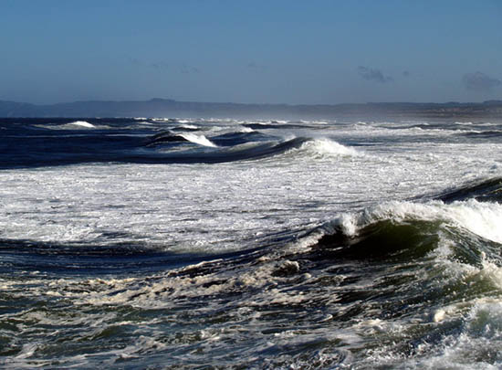 Waves off the Oregon coast