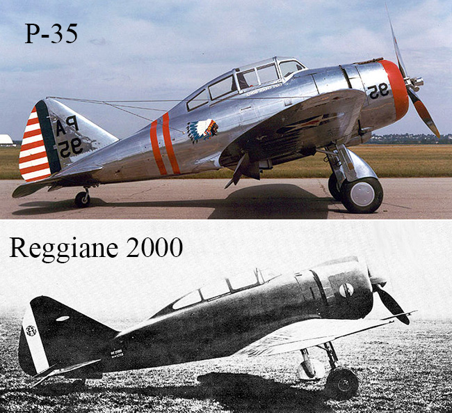 P-35 and Reggiane 2000