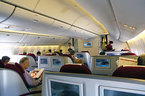 AA first class cabin