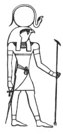 The Egyptian symbol for the Sun god, Ra
