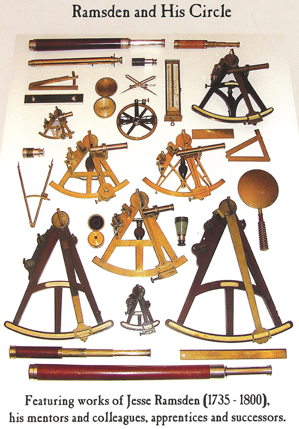 Instruments of Ramsden and those he worked with