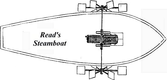 Read's early steamboat design