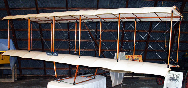 Replica of a Chanute glider