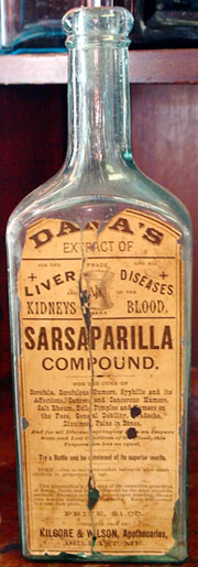 Sarsaparilla was an old favorite