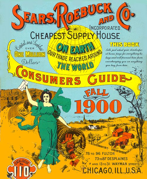 American getting down to serious consumerism in 1900