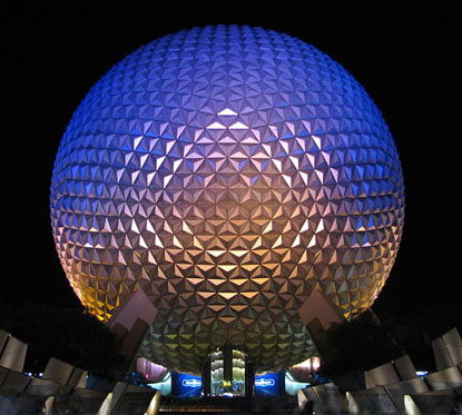 image from Spaceship Earth from Disney’s EPCOT theme park