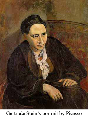 Picasso portrait of Stein