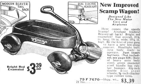 Ad for toy wagon