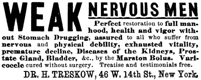 Treskow's quack medicine