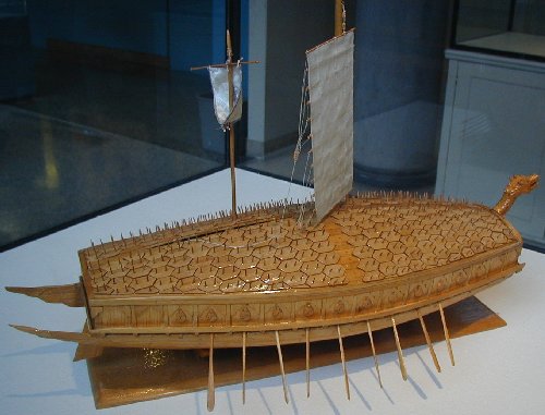 Model of a Turtle Boat in the MIT Naval Museum