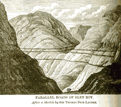 The parallel roads of Glen Roy (from Fragments of Science, 1899)