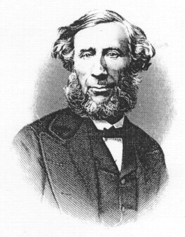 John Tyndall, from the frontispiece of his book, Forms of Water in Clouds and Rivers, Ice and Glaciers, 1874
