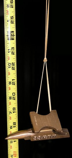 Weight on a rubber band