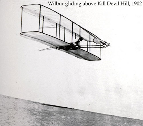 Wilbur gliding