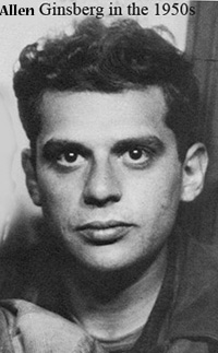 Alan Ginsberg in the 1950s